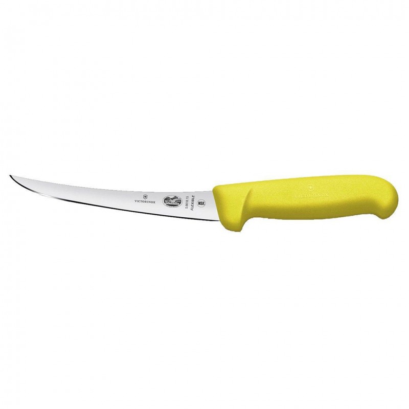 VICTORINOX YELLOW HANDLE BONING KNIFE...