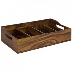 PORTAPOSATE IN LEGNO DI ACACIA