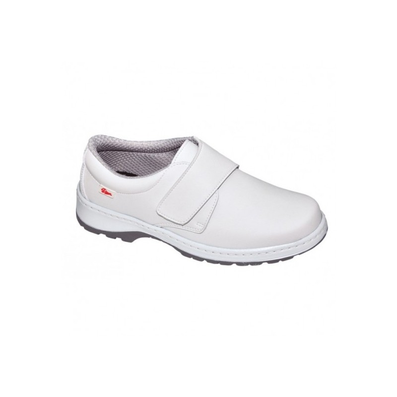 GLADDE WITTE SCHOENEN MET VELCRO...