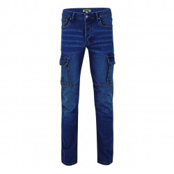 MULTI-POCKET STRETCH DENIM...