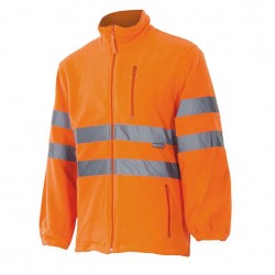 AV-FLEECEJACKE IN FLUOR...