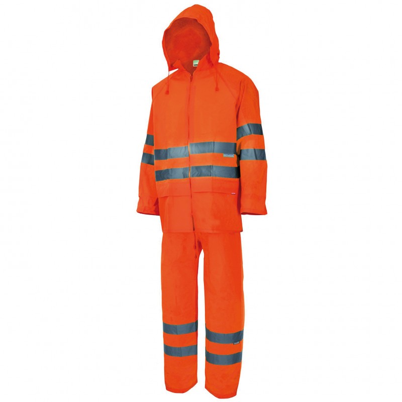 AV WATERPROOF SUIT FLUOR ORANGE 189