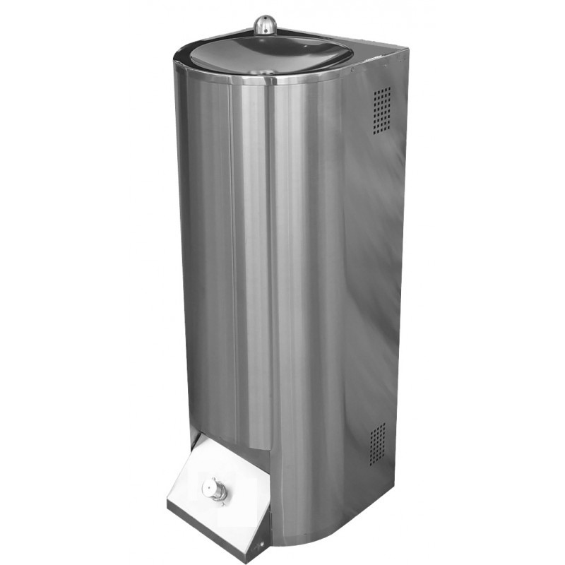 FUENTE DE AGUA DE PIE INOX. CON PEDAL...