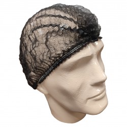 CASQUETTE NOIRE PLISSÉE...