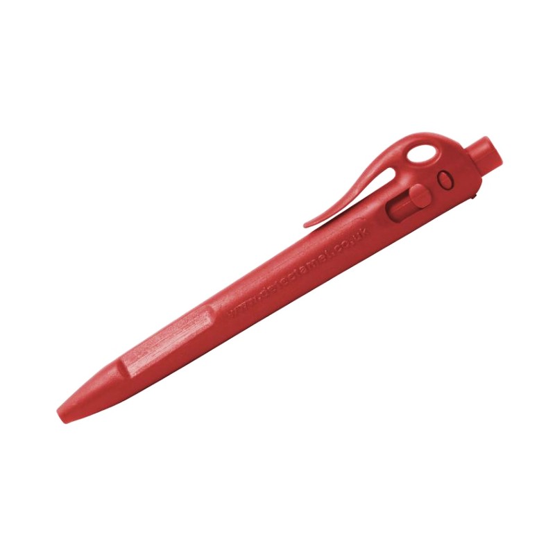 STYLO RÉTRACTABLE ROUGE DÉTECTABLE