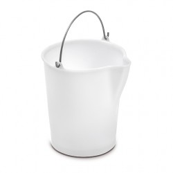 WHITE PLASTIC BUCKET 12...