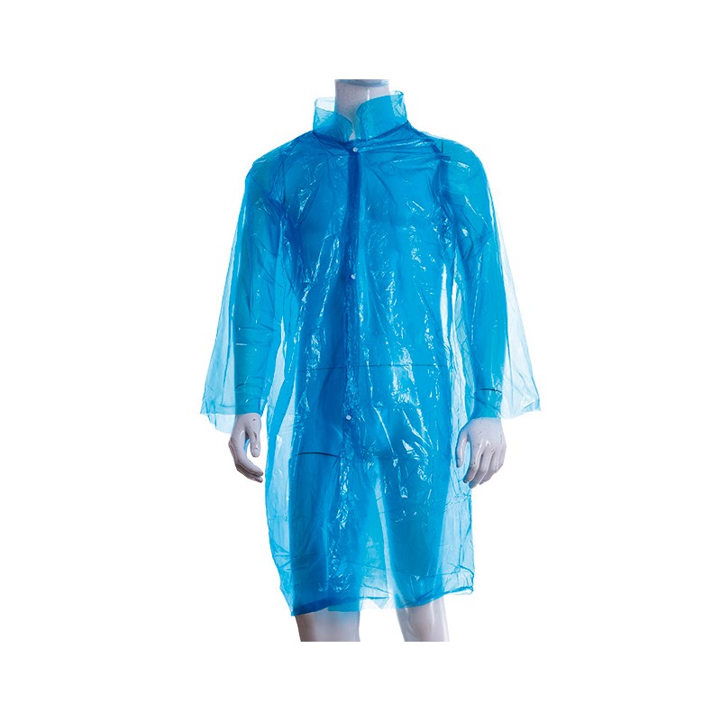 BLUE PLASTIC ROBES FOR VISITS 100 UNITS.