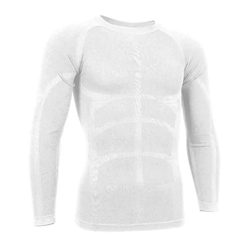 CAMISETA MANGA LARGA SKYNET BLANCA