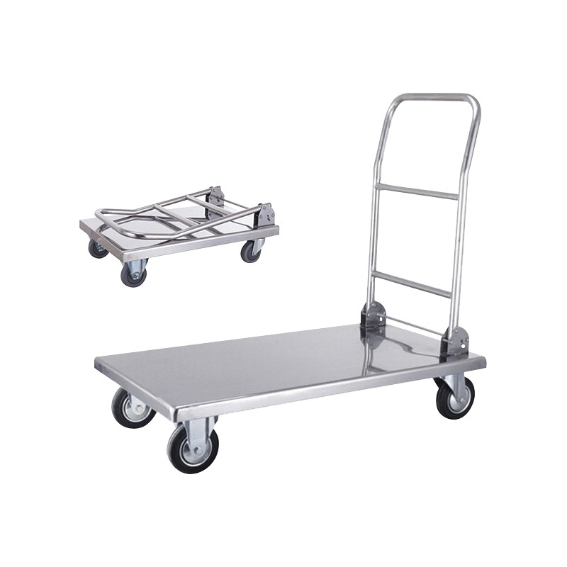 CARRO INOX. CON ASA RETRACTIL...