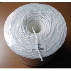 WEIßER BASISSCHNUR SPULE 2 KG.