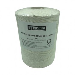 BOBINA 1 KG POLIESTER BLANC...