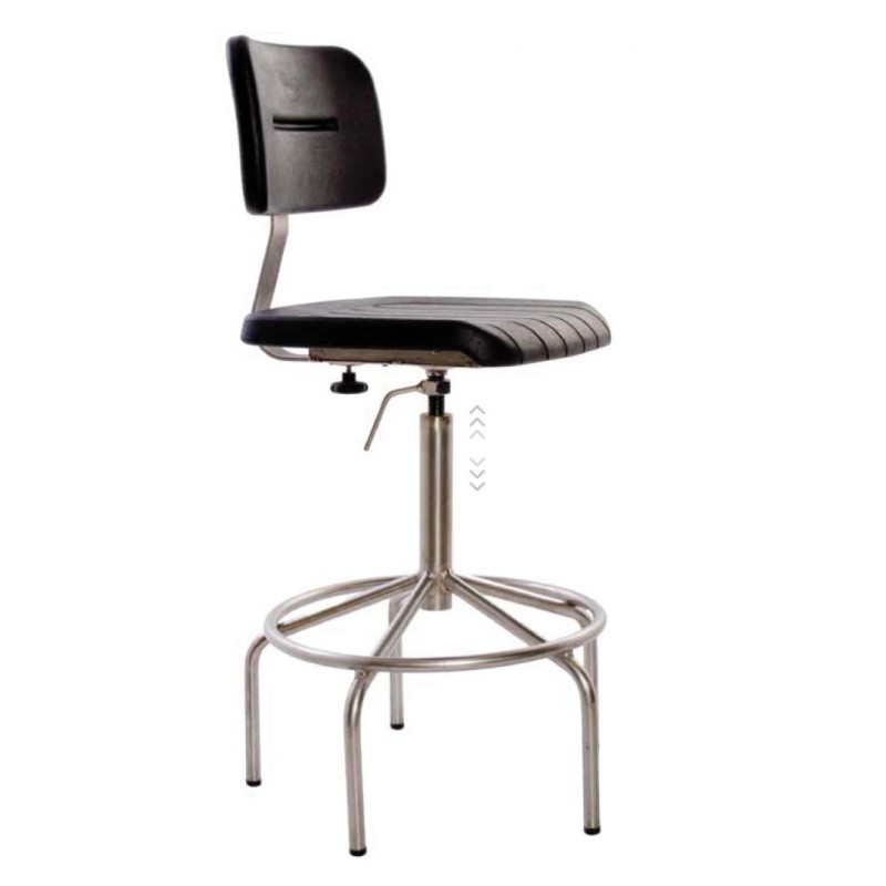 SILLA INOX REGULABLE 60-70 cm INOX-2 A