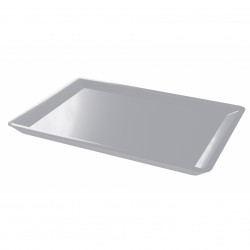 BANDEJA BLANCA ABS 420x295 mm.