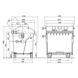 WHEELED CONTAINER 1100 LTS... 2