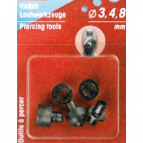 PERFORÁTOROK FOGÓHOZ 3-4-8 mm