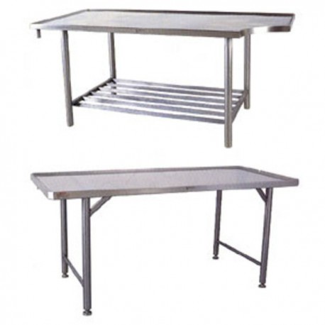 MESA T11 INOX 138x78x85  SIN ENCAJE