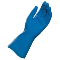 LUVAS DE NITRILO AZUL DE...