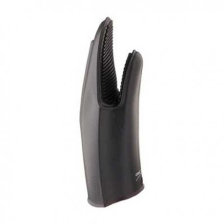 BLACK SILICONE MITTEN 29 cm 300º C