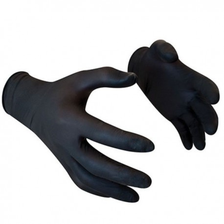 LUVAS DE NITRILO PRETO SEM PÓ 100...
