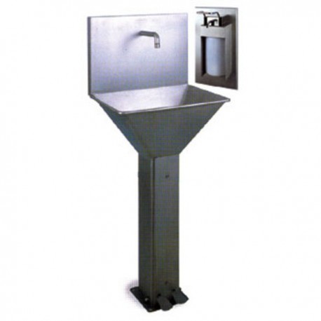 STAND-STANDING WASHBASIN WITH SOAP...