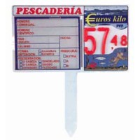 PORTA PRECIOS PESCADERIA...