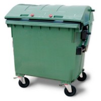 CONTAINER OP WIELEN 1100...
