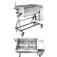 MIXER MET TWEE MESSEN 120 KG.