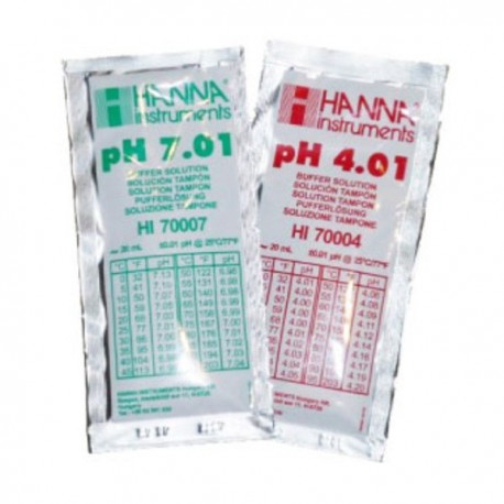 SOBRES pH4+pH7 HANNA HI77400 10 SOBRES